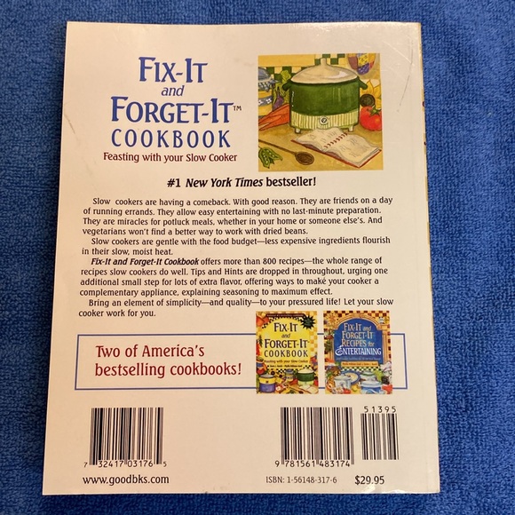 Fix it and forget it cookbook featuring slow cooker recipes - Picture 2 of 3